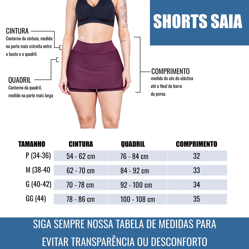 Short Saia - Feminino