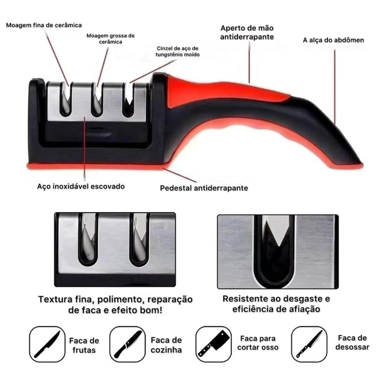 Afiador de Facas/ Multifucional