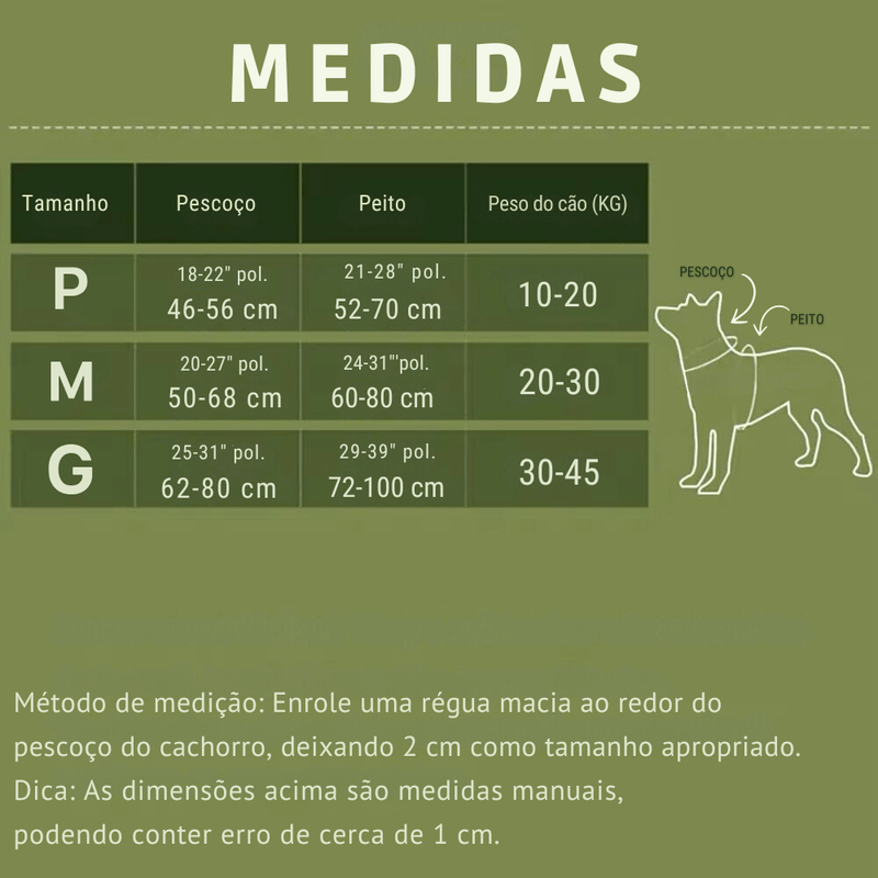 Colete Tático - Militar Pet