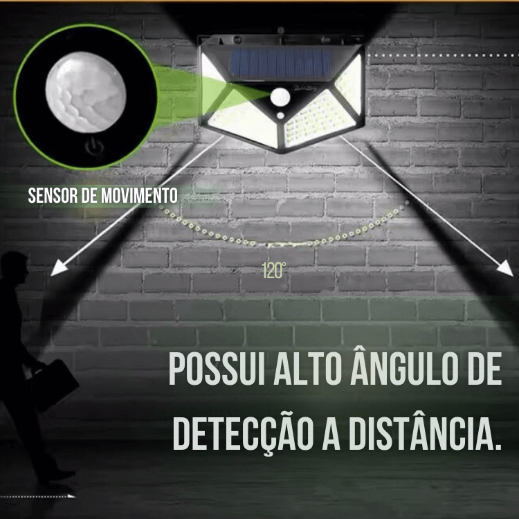 Luminária Solar - com sensor de movimento