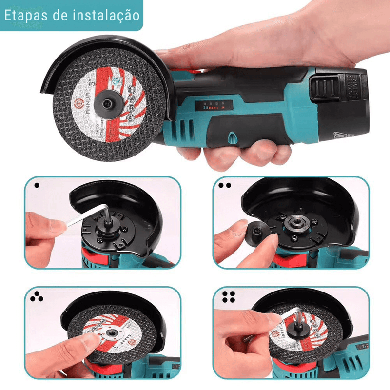 Rebarbadora Portátil sem Fio 12v